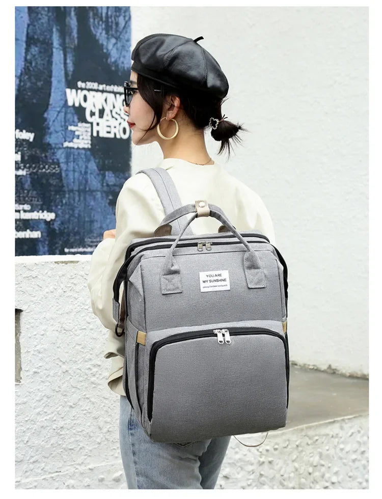 Large Capacity Diaper Bag Backpack with Changing Mat