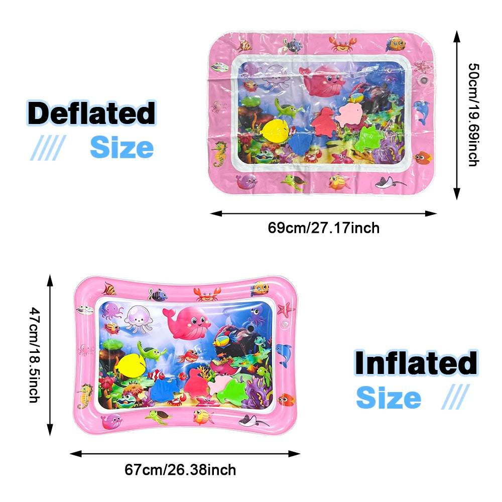 Inflatable Underwater World Water Play Mat for Babies