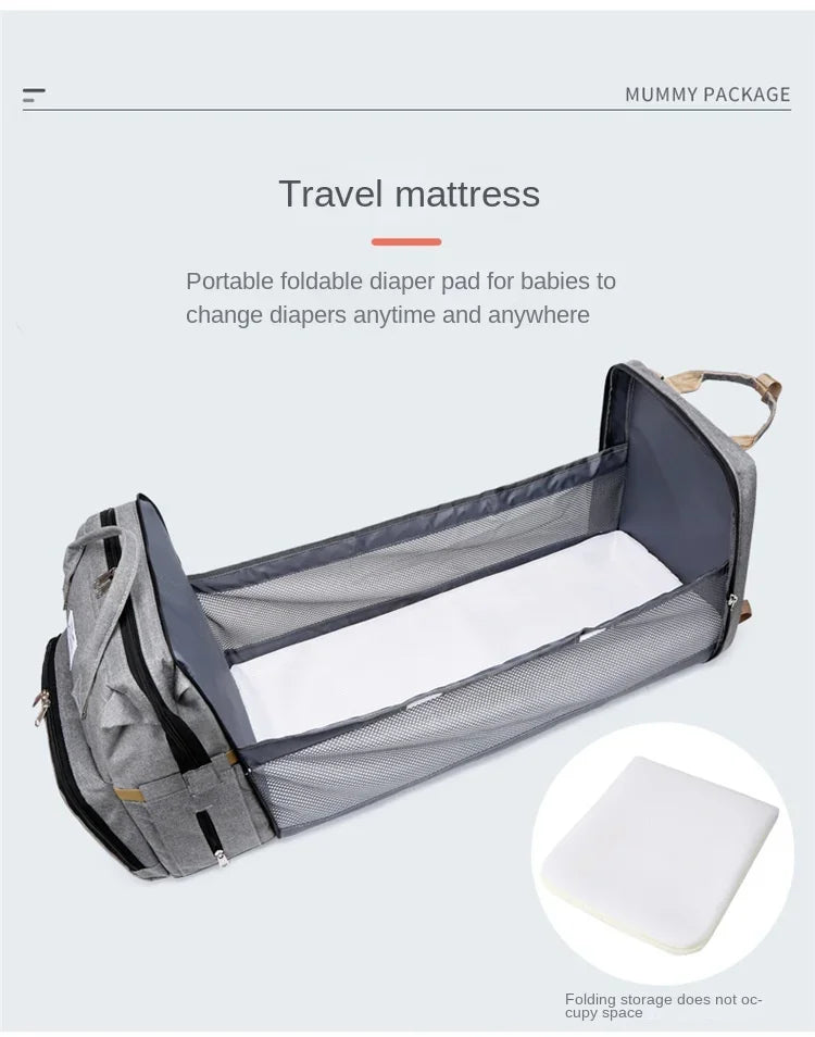 Large Capacity Diaper Bag Backpack with Changing Mat