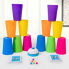 Stack Cup Speed Game with Color Recognition Cards