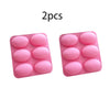 6-Cavity Silicone Soap Mold for DIY Crafts & Baking