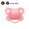 Silicone Baby Pacifier with Flower Design and Protective Cover