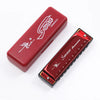 10-Hole C Diatonic Harmonica with Carrying Case