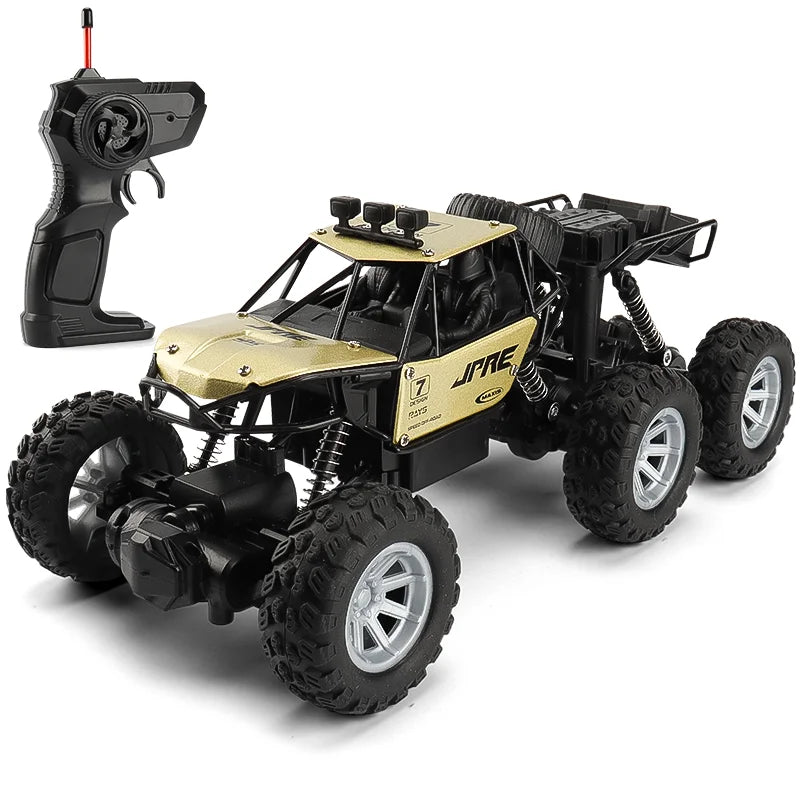 Six-Wheel Drive Off-Road RC Truck with Alloy Frame