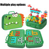 Kids STEM Building Set with Electric Drill and Screwdriver