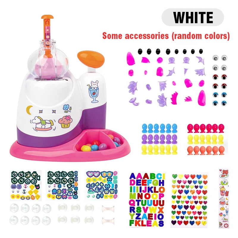 DIY Inflatable Balloon Craft Kit with Pump and Stickers