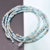 Mixed-Color Rondelle Glass Beads for Jewelry Making