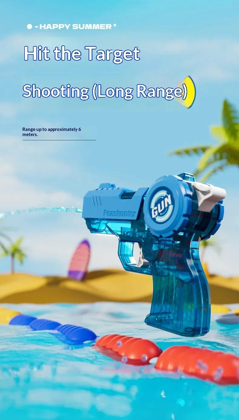 Jump Chamber Press Water Gun for Kids