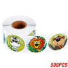 Spanish Motivational Reward Stickers for Kids – Cute Animal Encouragement Sticker Roll