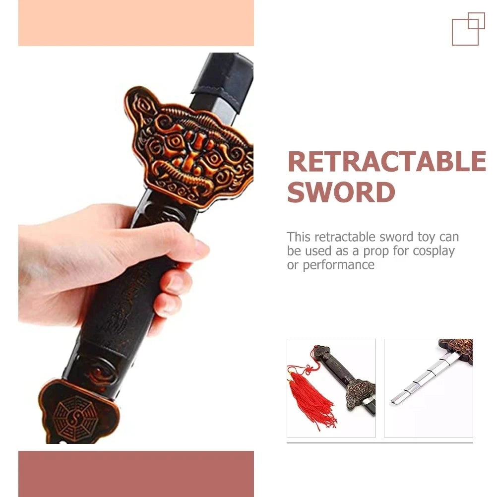 Retractable Tai Chi Practice Sword with Tassel