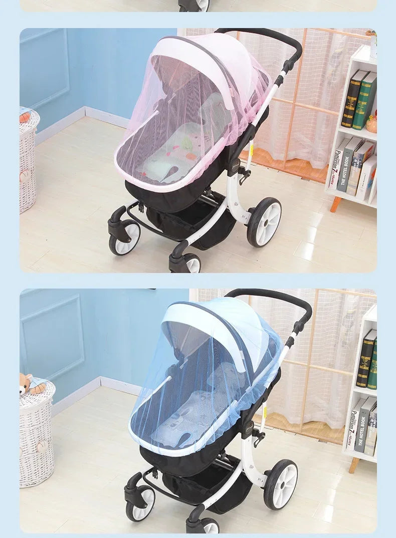 Universal Mosquito Net Cover for Baby Stroller and Crib