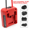Battery Adapter with Switch and Fuse for Power Tool Batteries