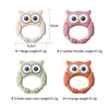 Owl Silicone Baby Teether with Rattle