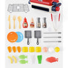 Kids Pretend Play BBQ Grill Set with Light & Sound