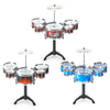 Kids' Jazz Drum Set with Cymbals – 9-Piece Musical Toy