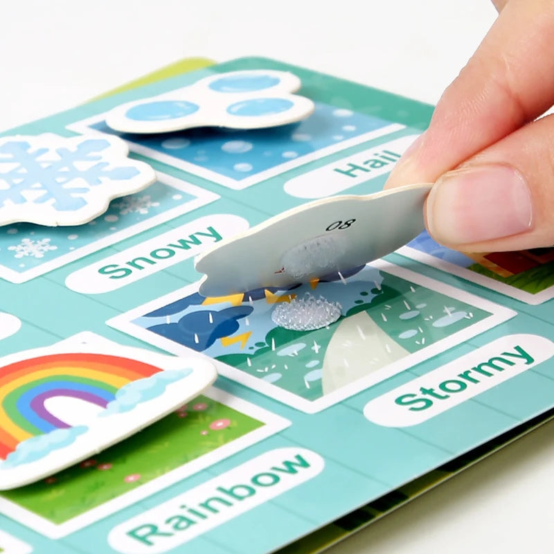 Montessori Toddler Busy Book with Matching Games