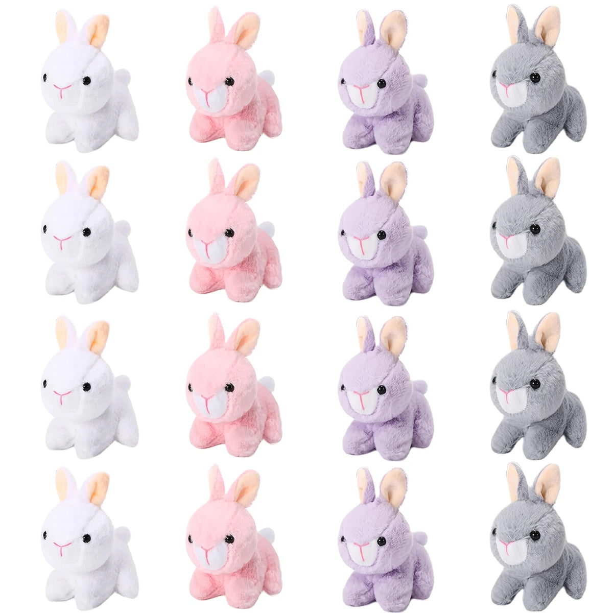 Adorable Mini Plush Bunny Set – Soft Stuffed Rabbits for Easter, Gifts & Decor