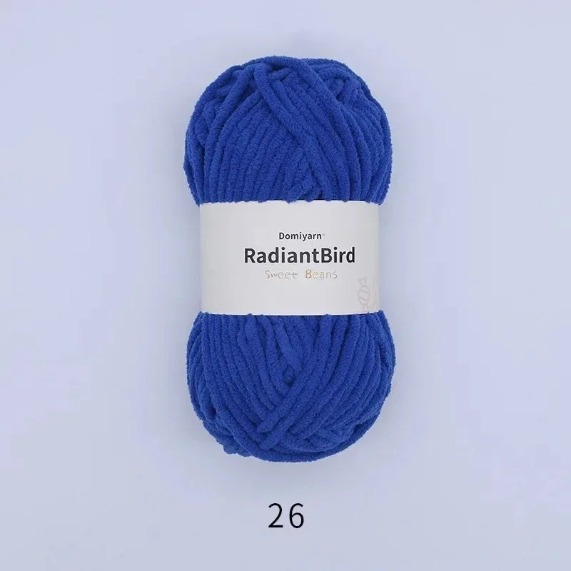 Soft Polyester Yarn for Knitting and Crochet
