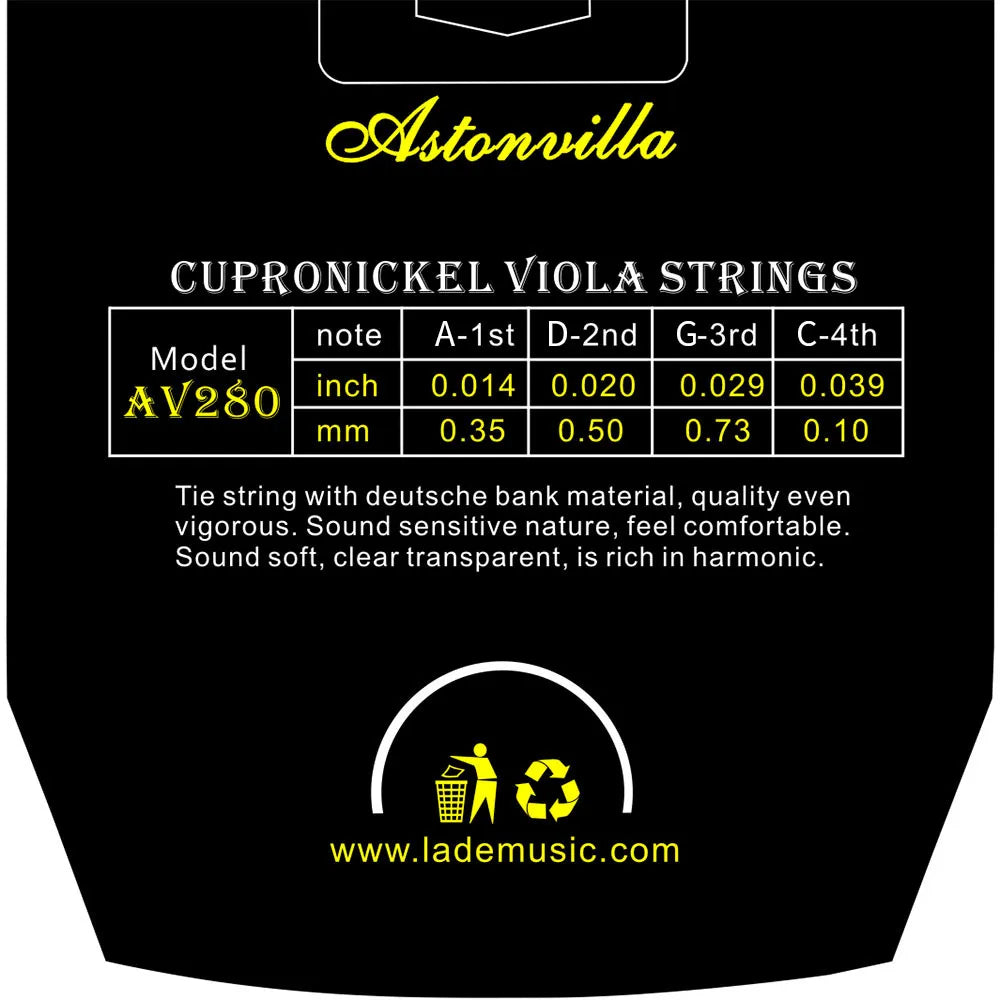 Professional Nickel-Silver Wound Violin String Set
