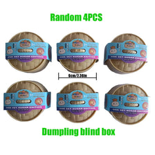 Random 4PCS of Dumpling blind box stress relief toys in various colors and packaging