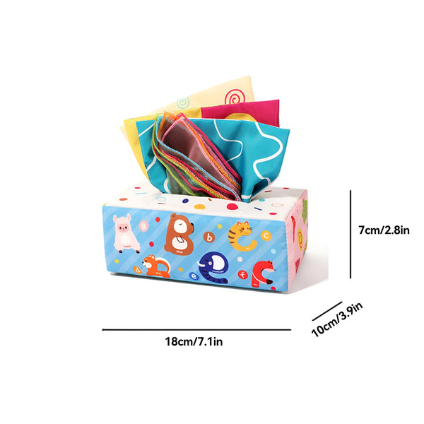 Cartoon Unbreakable Cloth Book Ring Toy