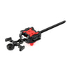 Black and red burst-style spinning top launcher for kids