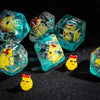 Cute Animal Resin Polyhedral Dice Set