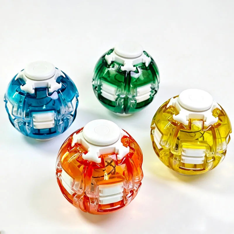Press-to-Spin Fidget Toy for Stress Relief & Focus