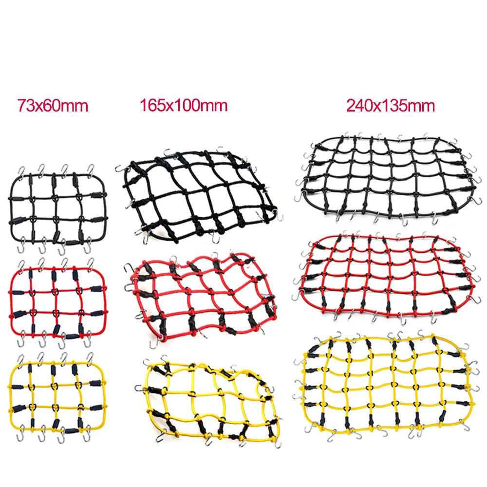 Elastic Roof Rack Luggage Net for RC Crawler Trucks
