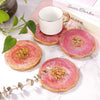 Flower-Shaped Silicone Coaster Mold for Epoxy Resin DIY
