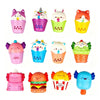 Kawaii Slow-Rising Squeeze Fidget Toys – Set of 12