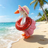 7-Inch Desk Goose Summer Beach Vacation Outfit Set