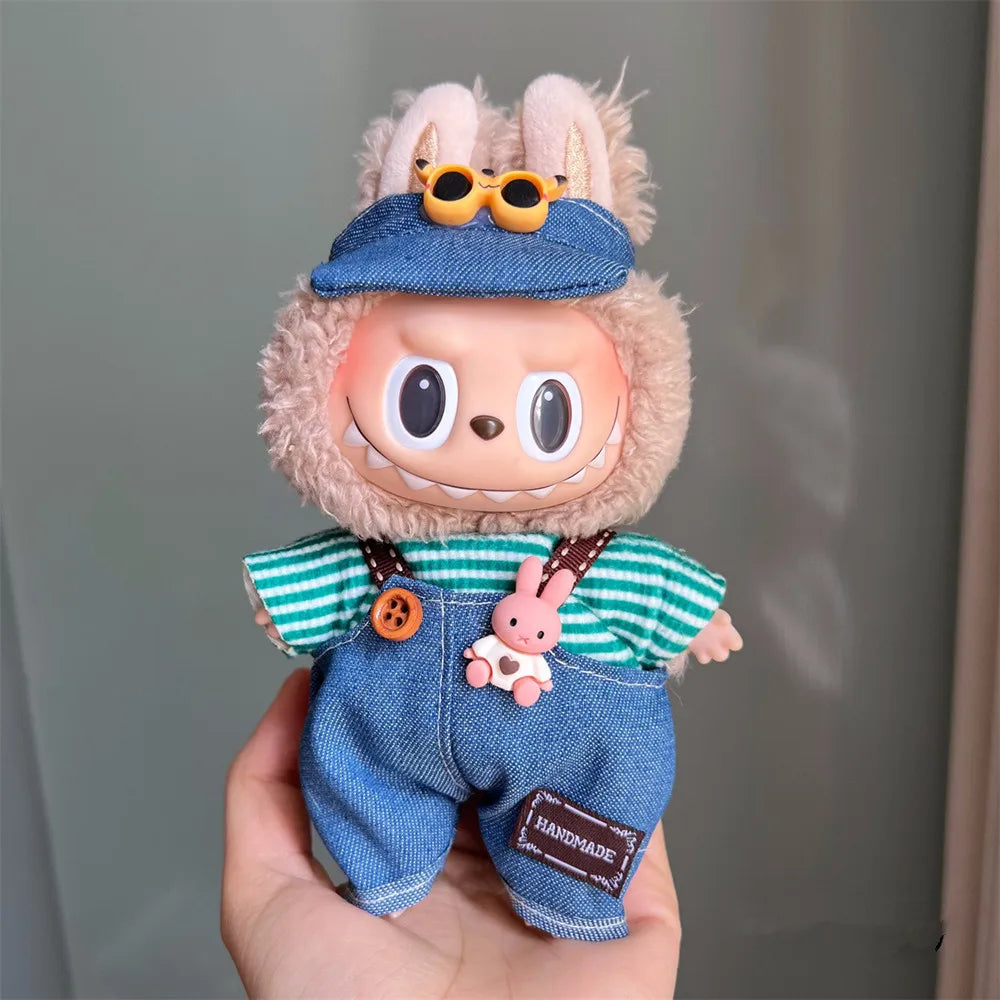 Stylish Outfit Set for 17cm Plush Dolls