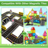 Magnetic Road Building Blocks Set with Race Track