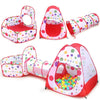 3-in-1 Kids Ball Pit Play Tent with Tunnel