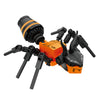An insect building blocks set featuring black and orange plastic figures including a bee, ant, and butterfly.