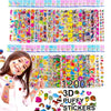 40 Mixed Puffy Animal & Cartoon Sticker Pack for Kids