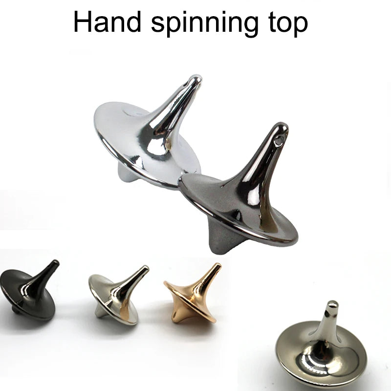 Metal Fidget Spinning Top – Compact Stress Relief Gyroscope
