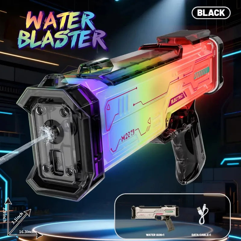 Kids' Electric Water Blaster with LED Lights & Sound Effects