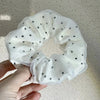 Polka Dot Mesh Scrunchie Hair Ties
