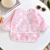 Waterproof Long Sleeve Baby Bib with Full Sleeve Protection
