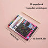 Rainbow Scratch Art Paper Set for Kids – DIY Graffiti & Drawing Activity Book