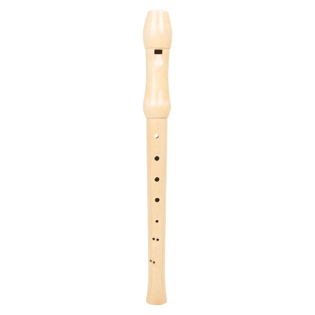 Wooden 8-hole soprano clarinet for beginners with a light wood finish