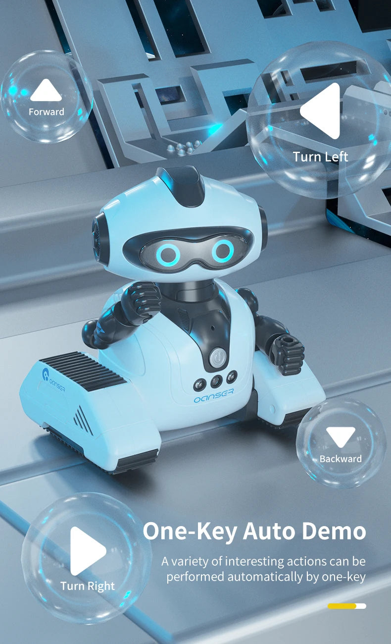 Interactive Gesture-Controlled Robot Toy with Music, Dance & Programming