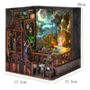 DIY Book Nook Kit – Magic House Wooden 3D Puzzle Bookshelf Insert