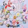 Assorted Enamel Flower Charms for Jewelry Making | Tulip, Rose & More