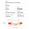 Bunny Silicone Teething Toy with Hidden Handle