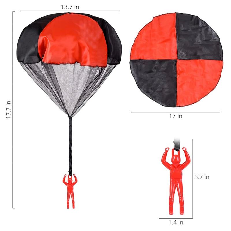 Colorful Parachute Toys for Kids – Tangle-Free Outdoor Flying Fun