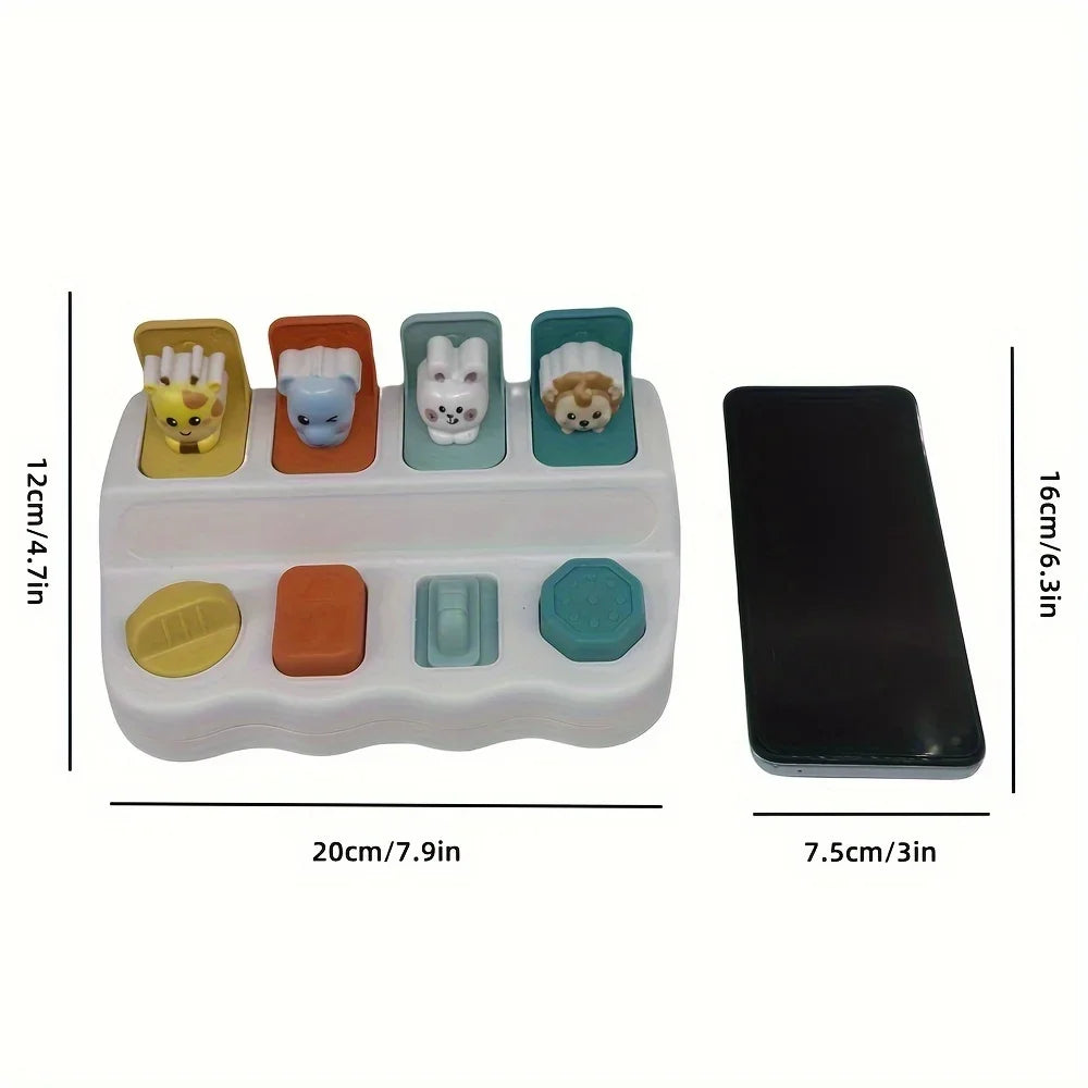 Montessori Pop-Up Animal Toy & Learning Box Set
