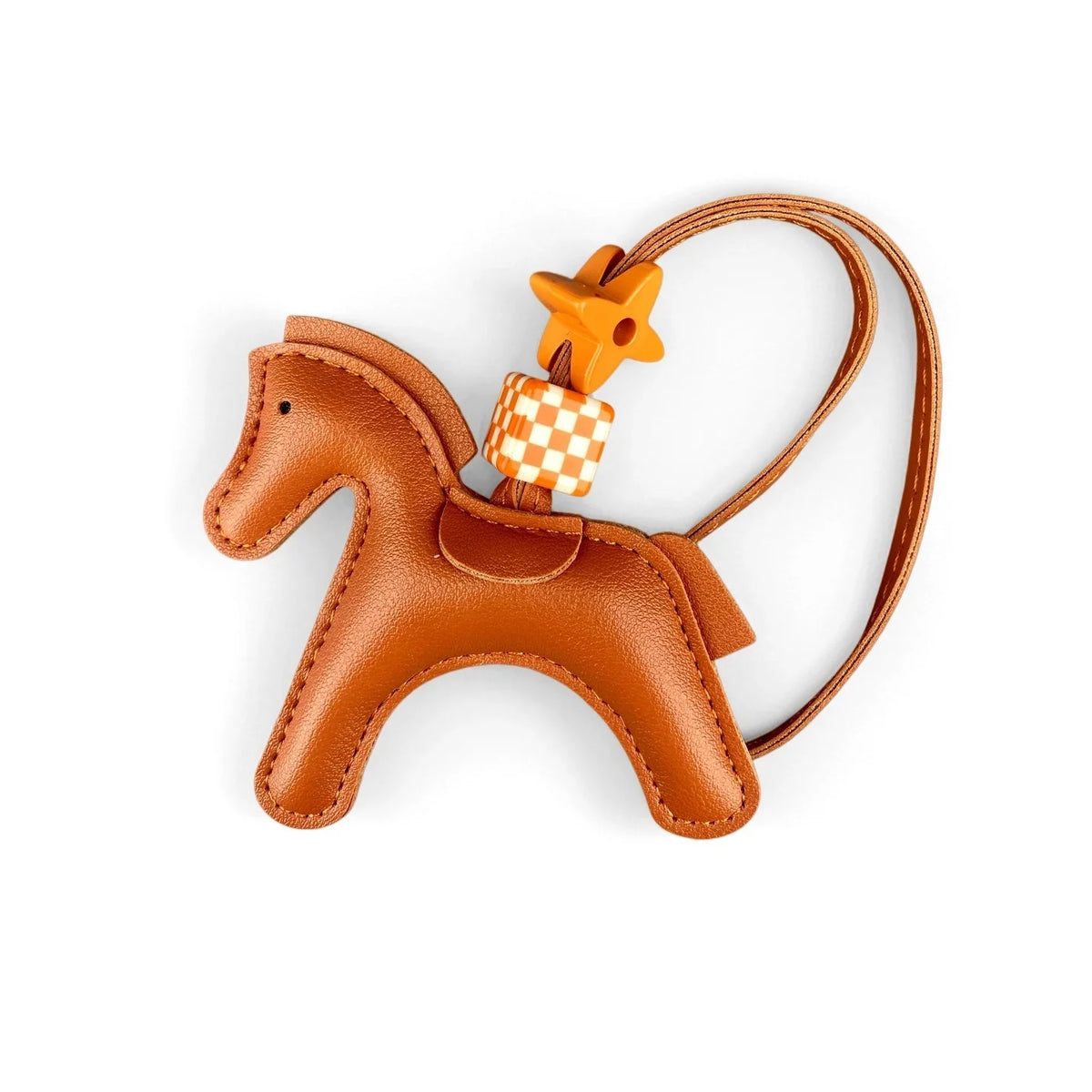 Handcrafted PU Leather Pony Bag Charm